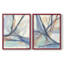 ABSTRACT Series DCCxxi - reproduction encadrée de qualité supérieure - prête à être accrochée - aucun clou requis - aucun clou requis-1654746914-1654746974