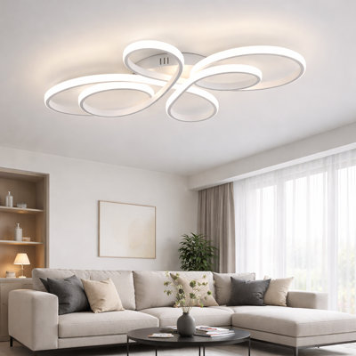 Breshayla 1-Light Butterfly LED Flush Mount