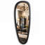Miroir mural décoratif asymétrique, cadre en bois massif - Miroir Boho moderne pour vestibule ou meuble-lavabo-2130009872-2137489996