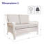 Chaise pivotante avec coussins Vaishnavi