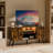 Caelum LED TV Stand Media Entertainment Centre Table With  Adjustable Shelf  And 2 Cabinets-105532941