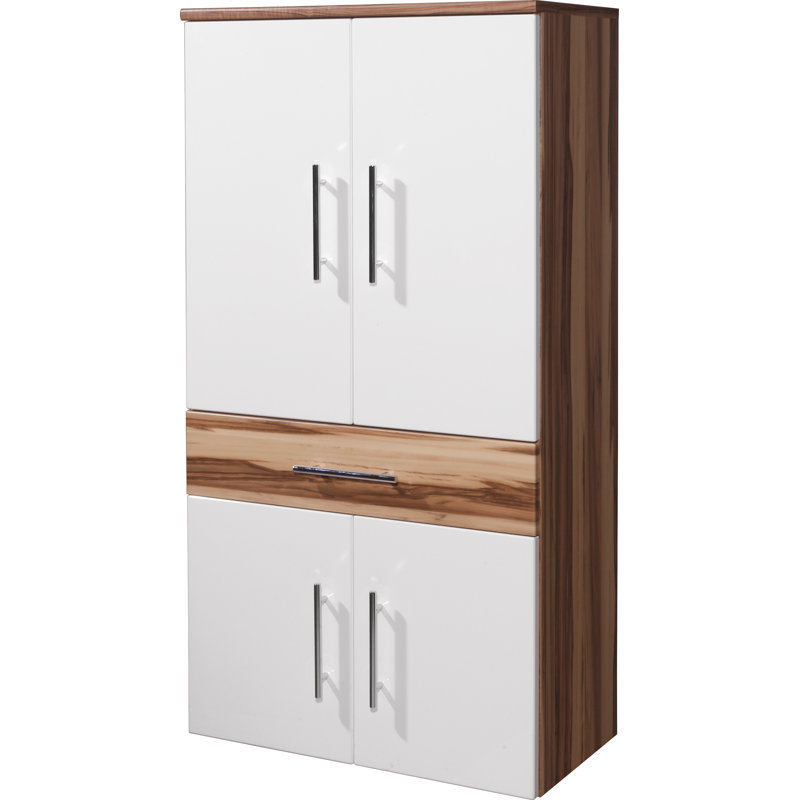 Impuls Bathroom Storage, White/Baltimore walnut replica