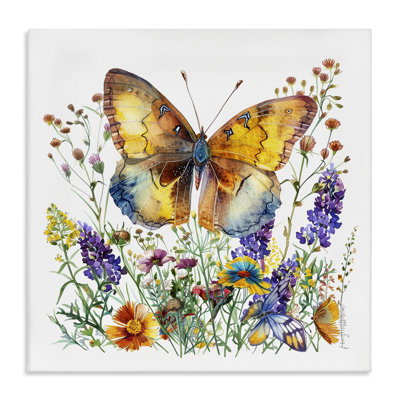 Art mural sur toile  Mixed Butterfly Garden par LSR Design Studio