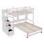 Lit superposé simple au dessus d'un lit double Edford Kids-1102134783