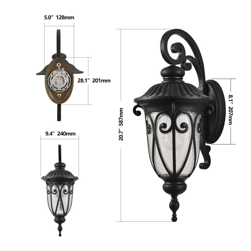 Outdoor Weatherproof Wall Light