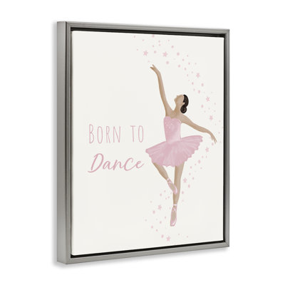 Born To Dance Ballerina Floating Frame, design by Chen Alyesh