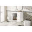 Ensemble de meuble-lavabo mural 24 po avec lavabo en céramique, 2 tiroirs et 1 porte à fermeture en douceur pour les petits espaces