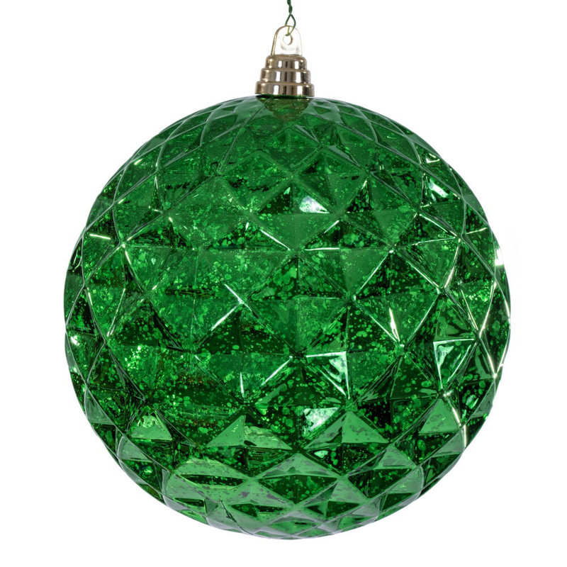 Ornement en diamant 8 po., Vert