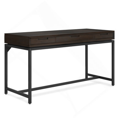 Bureau Mid-Century Banting - brun hickory
