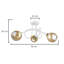 Ortis Glass Flush Mount