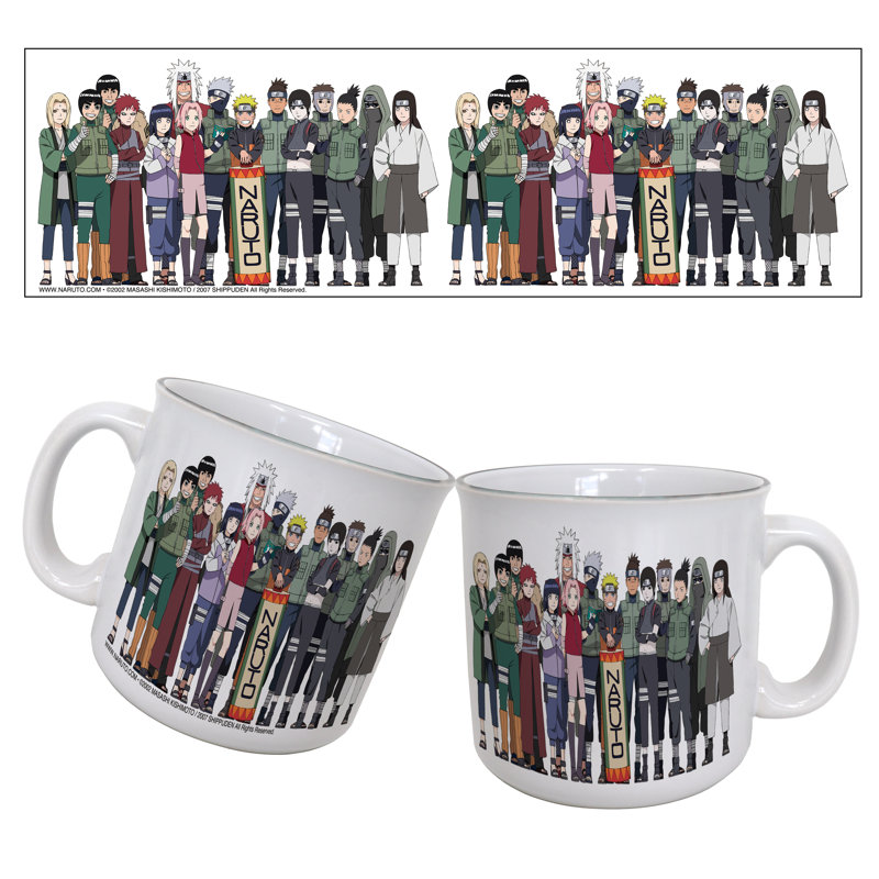 Naruto - Lineup 20oz. Camper Mug