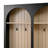 Farmhouse Wooden Style Hall Tree with Arched Design, Elegant Entryway Bench with Retro Hooks, Rustic Coat Rack & Shoe Organizer with Drawers for Mudroom, Living Room-964621129