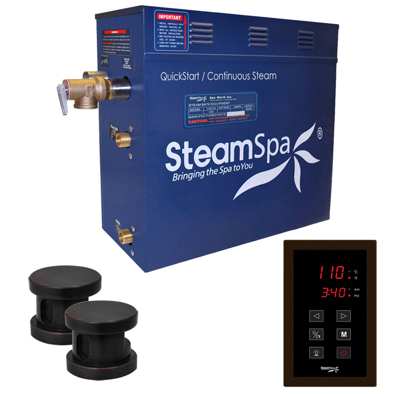 Oasis 10.5 Steam Generator Package, Oil Rubbed Bronze