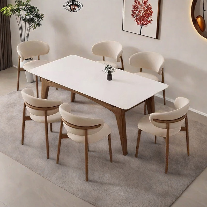 Table de salle à manger Nordic Modern, H 29,53 po x L 70,87 po x l 31,5 po