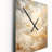 Beige Gold Minimalism Clouds IV - Clouds Wall Clock-573193013