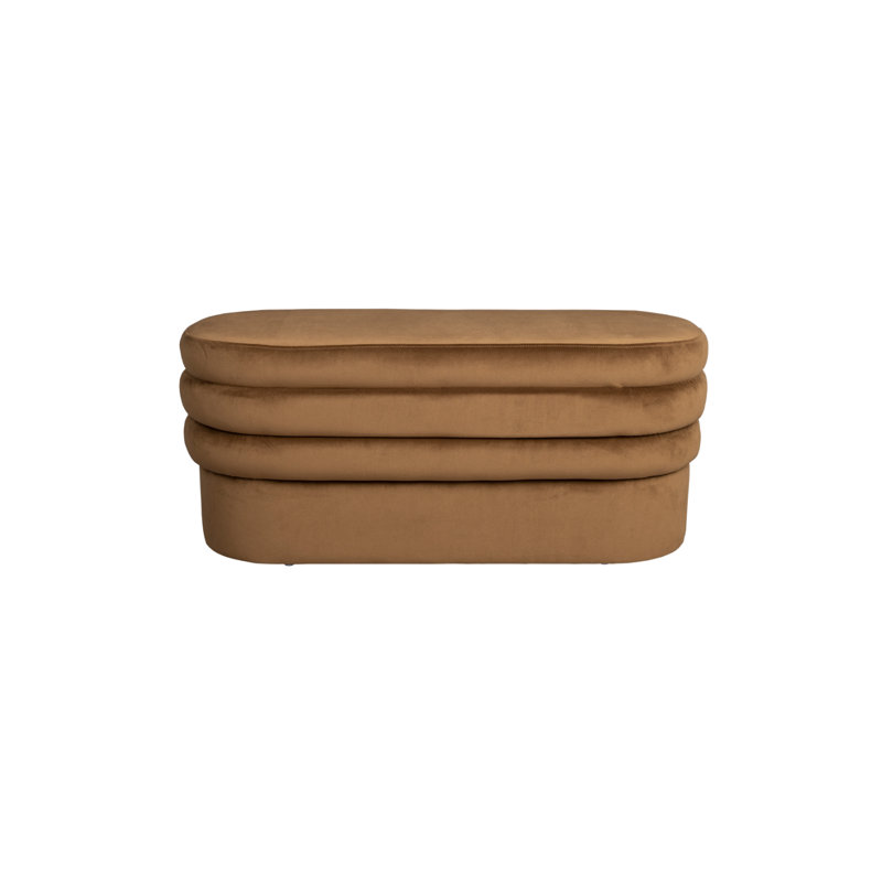 Aditi Upholstered Bench, Brown 