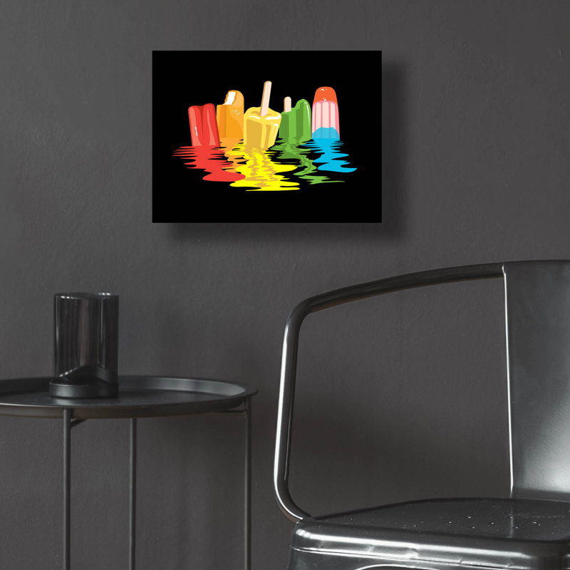 «Melted Summer Dreams» par Rachel Caldwell, H 12 po x l 16 po x P 0,13 po