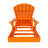 Altura 77.6" Long Outdoor All-Weather Poly Reclining Single Chaise-1714955500