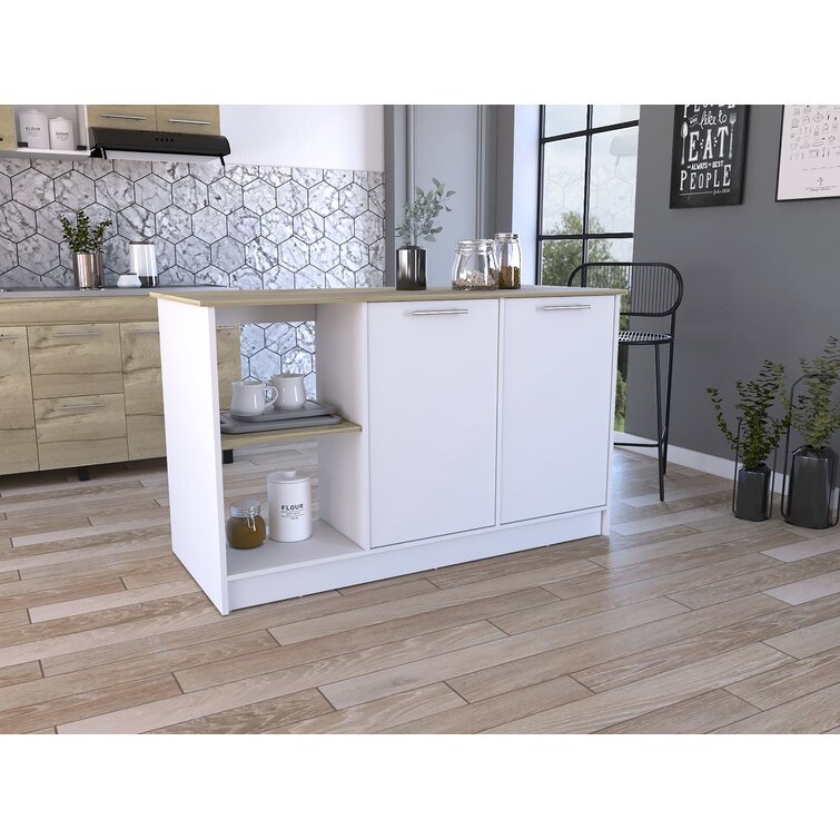 https://assets.wfcdn.com/im/80213814/resize-h755-w755%5Ecompr-r85/1921/192119293/Juniper+59-inch+Wide+Kitchen+Island+with+2+Open+Shelves+and+2+Cabinets%2C+Light+Oak+%2F+White.jpg