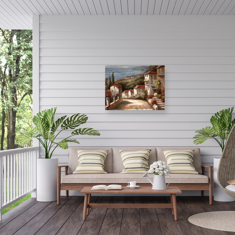 Tuscany Landscape All-Weather Canvas Outdoor Wall Art