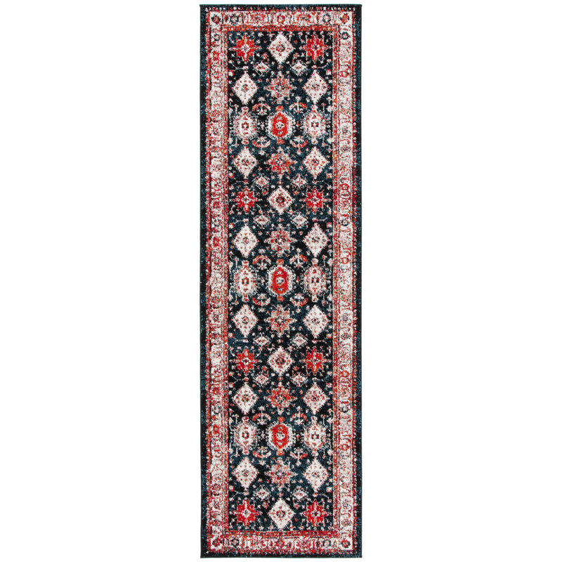 Vintage Hamadan Performance Oriental Rug, Runner 2'3" x 8'