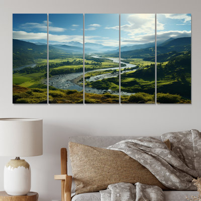 «USA Columbia River Gorge Landscape II», 5 pièces