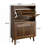 Shoe Cabinet, Modern Independent Shoe Cabinet With 2 Flip Drawers, Accent Cabinet-851944203