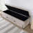 Flap and Drawer Dual Storage Function Solid Wood Storage Ottoman-118494963