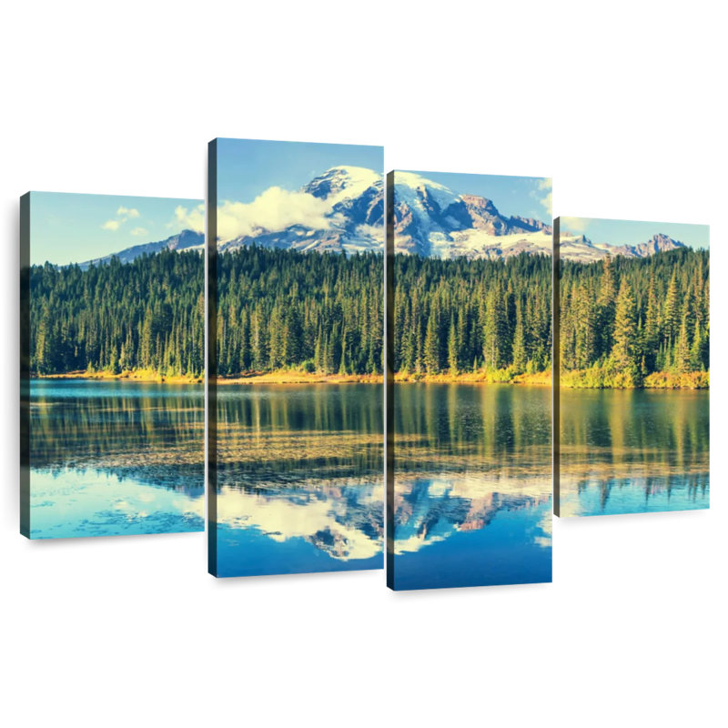 Alvord Panoramic Mt. Rainier, 27"H x 43"W