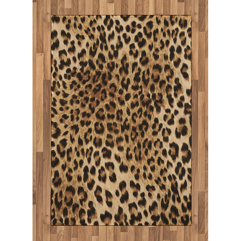 Mel Animal Print Hand Woven Area Rug, Rectangle 120 x 180cm