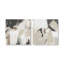 «Monochromatique mosaïque», 2 pièces sur toile-692973962-692973963