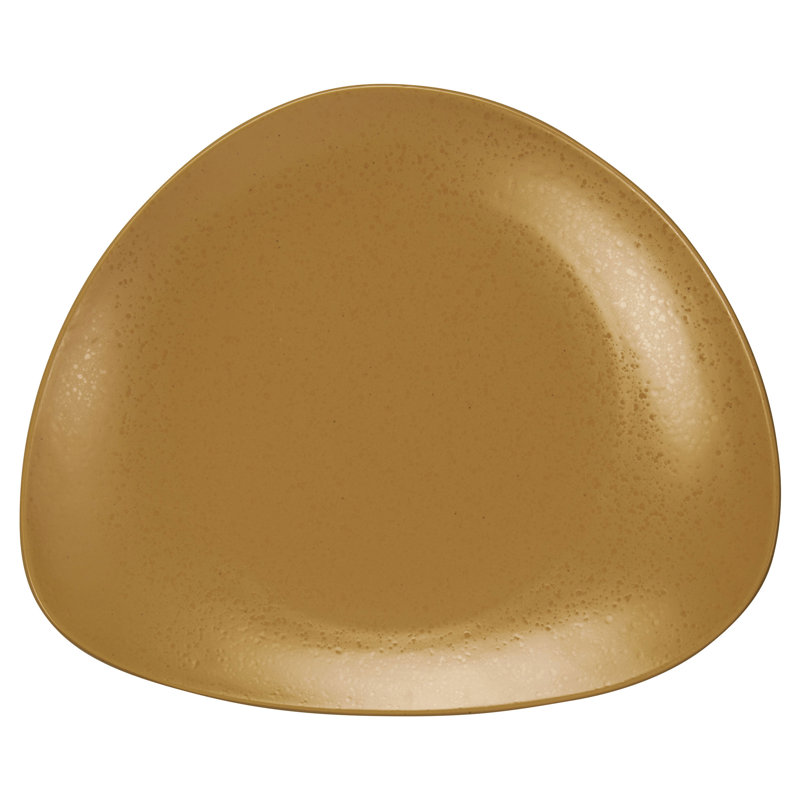 ASA Selection Cuba Ocra gourmet plate, gourmet plate, stoneware, yellow