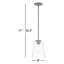 Luminaire suspendu conique à 1 lumière Macklin-1082586842
