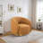 Dove Upholstered Swivel Chair-105268595
