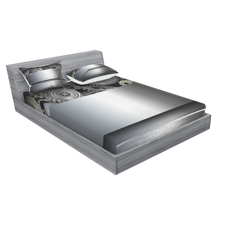 Microfiber Sheet Set, Queen Sheet Set with Fitted Sheet