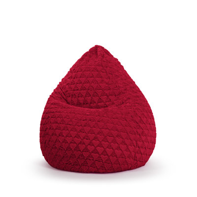 Faux Fur Fluffy Hearts Classic Bean Bag