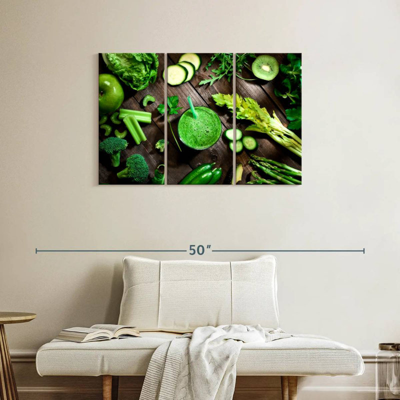Vegetable Smoothie, 24" H x 38" W