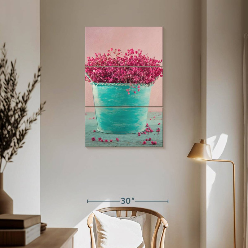 Fleurs Harnek, H 57 po x l 36 po