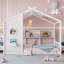 Lit Floor House avec tablette de rangement-553262012-553262010