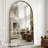 Oversized Arch Floor Mirror with Stand, Wall Mirror-38502323-38502322