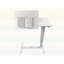 Table de canapé pliante, support mobile pour ordinateur portable avec plateau à hauteur réglable et roulettes-882320846-882320834