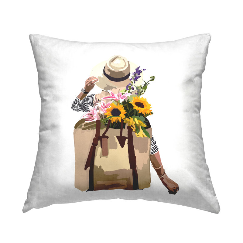 Housse de coussin décoratif en polyester par Amelia Noyes