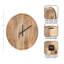 Horloge en bois sculpté-106331200