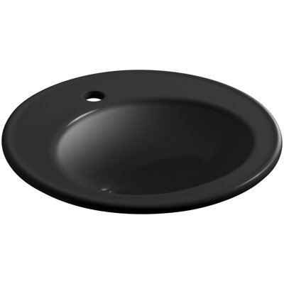 Brookline Circular Drop-In Bathroom Sink with Overflow