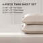 BCBG Satin Sheet Sets with Extra Pillowcases-131264096-131264099