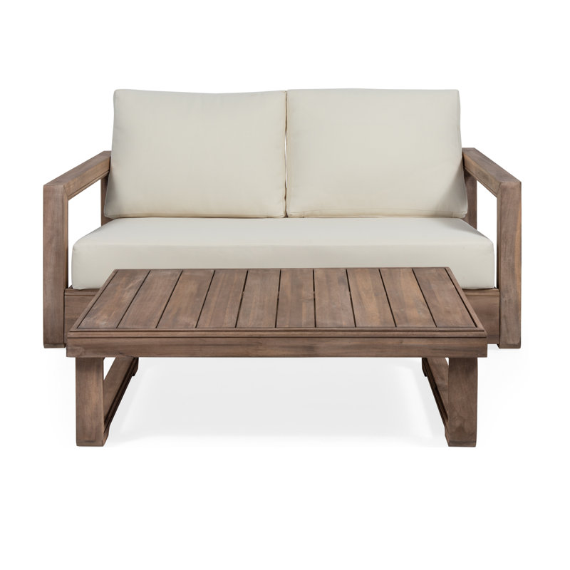 Donnie 2 Piece Seating Group with Cushions   