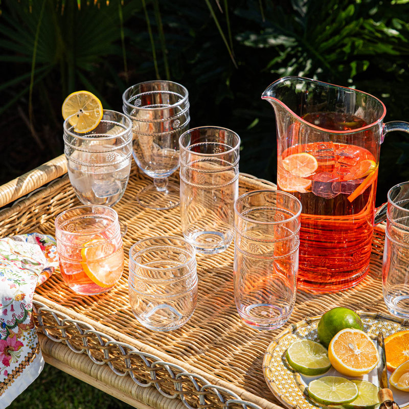Isabella 19 oz. Acrylic Large Tumbler, Clear