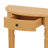 Solid Wood Half Moon Console Table With Drawer – Entryway Accent Table With Storage-122653140