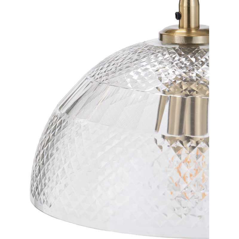 Henrik 1 - Light Antique Brass Bowl Pendant