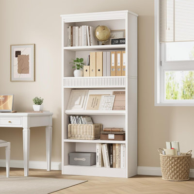 180.1cm H x 30.2cm W Standard Bookcase